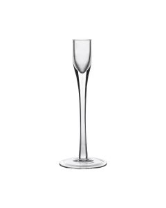 Glass Flute Candlestick 25cm