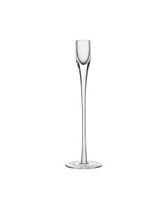 Glass Flute Candlestick 27cm