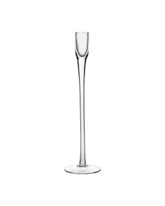 Glass Flute Candlestick 30cm