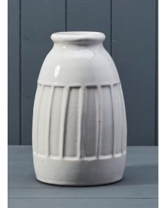 White Ceramic Vase (24.5cm)