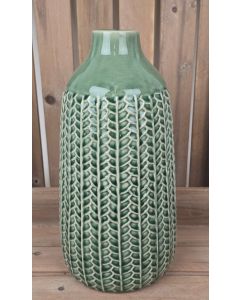 Green Ceramic Vase (28.5cm)