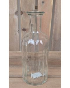 Clear Glass Bottle (19cm)