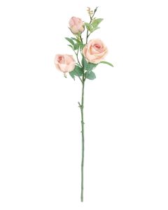 80cm Light Pink Rosebud Stem