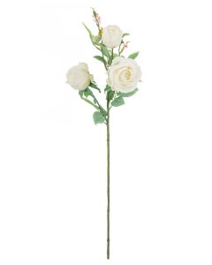 80cm Cream Rosebud Stem