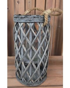 Grey Washed Lantern (30cm)