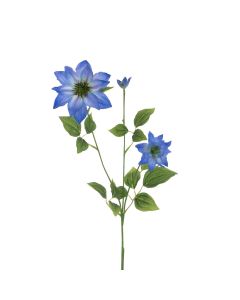 Artificial Clematis 90cm Blue