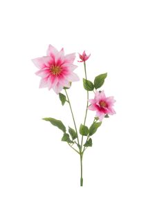 Artificial Clematis 90cm Pink