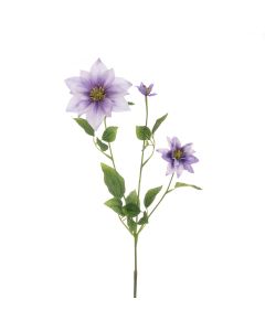 Artificial Clematis 90cm Purple