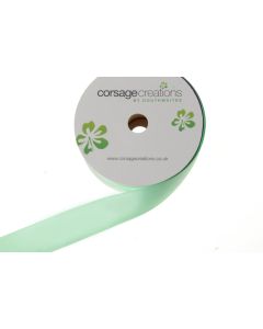Double Face Satin 38mm x 20mtrs Mint Green