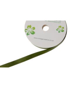 Double Face Satin 38mm x 20mtrs Moss Green