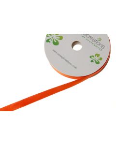 Double Face Satin 38mm x 20mtrs Orange