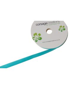 Double Face Satin 38mm x 20mtrs Turquoise