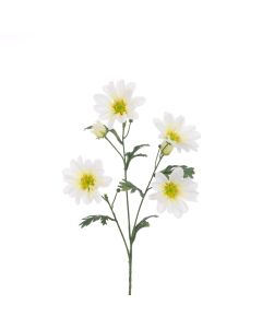ECO Gazania Daisy Spray 66cm White