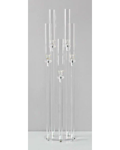 Round Base Acrylic Candleholder 22 x 22 x 88cm