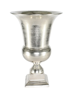 Poseidon Urn Silver H - 43cm