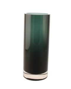 30cm 50% Recycled Glass Cylinder Smokey