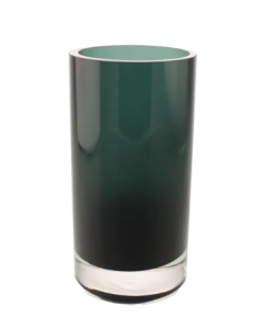 24.5cm 50% Recycled Glass Cylinder Smokey