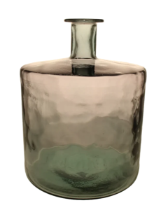 45cm 100% Recycled Glass Medicine Bottle Grey