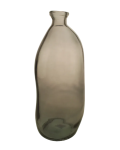 35cm 100% Recycled Glass Wabi-Sabi Vase Grey