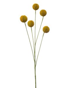 Artificial Craspedia Spray Yellow 72cm