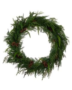 UV Deluxe Cedar Wreath 91cm