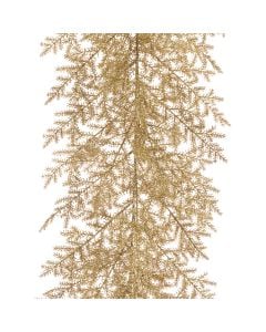 Glitter Pine Garland 180cm Gold