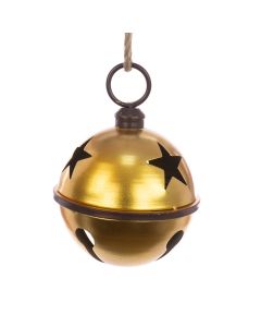 METAL Bell W/Star 29cm Gold