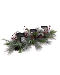 Snow Berry & Pinecone C/Holder