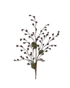 Gypsum Berry Spray 79cm Burgundy