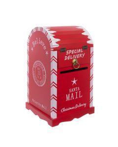 Wooden Santa Mailbox 40cm