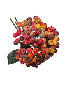 Berry Bundle - Orange (3 stems, 25cm long)
