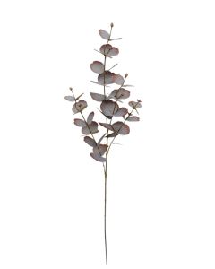 Artificial Spiral Eucalyptus Spray - Brown 87cm