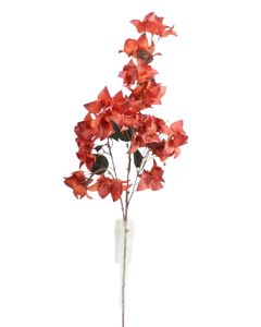 Dry Look Bougainvillea Spray - Orange (108cm long)