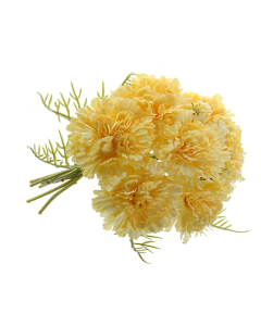 Carnation Bush 37cm - Yellow
