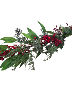 Hawthorn & Pinecone Garland 155cm