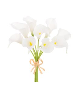 Artificial Fresh Touch Calla Lily Bundle x 9 Stems