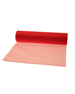 Soft Organza Roll 29cm x 25mtr Red