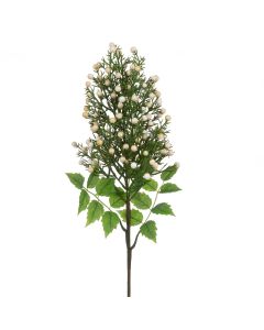 Berry Bush Stem 75cm Cream