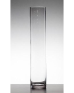 Glass Cylinder Vase 25 x 10cm