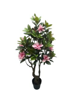 Artificial Magnolia Tree Pink/Green 146cm