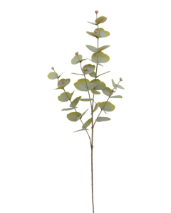 Artificial Spiral Eucalyptus Spray - Green 87cm