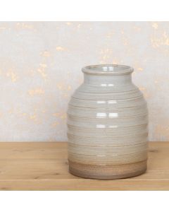 Eva Glazed Pottery Vase 25cm Watertight