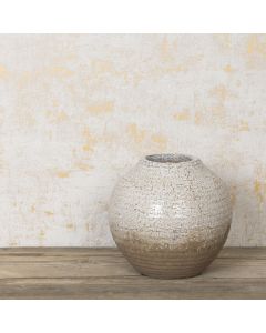 Eden Glazed Pottery Vase 19cm NOT Watertight