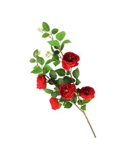 100cm Rose Spray Red