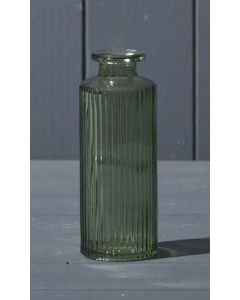 Vintage Green Glass Bottle (13.2cm)