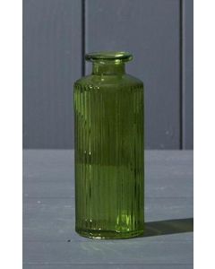 Emerald Green Glass Bottle (13.2cm)