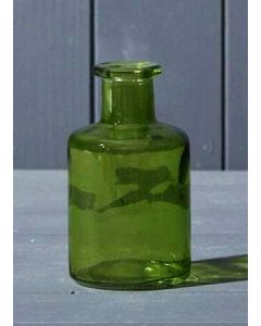 Emerald Green Glass Bottle (11.8cm)