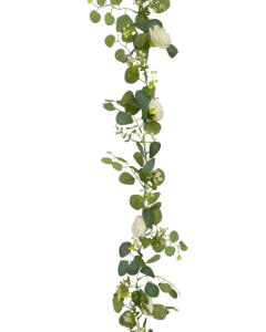 Eucalyptus/Rose Garland 180cm
