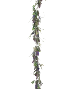 Lavender/Daisy/Foliage Garland 180cm