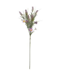 Lavender/Daisy/Foliage Stem 75cm